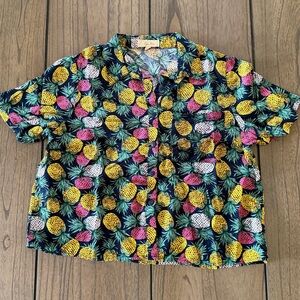 Love Notes Tropical Pineapple Shirt